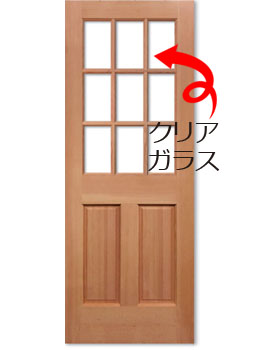 外部ドア・木製建具|シンプソン 944-44 (813×2032×44) 平日15時までの決済で翌営業日出荷