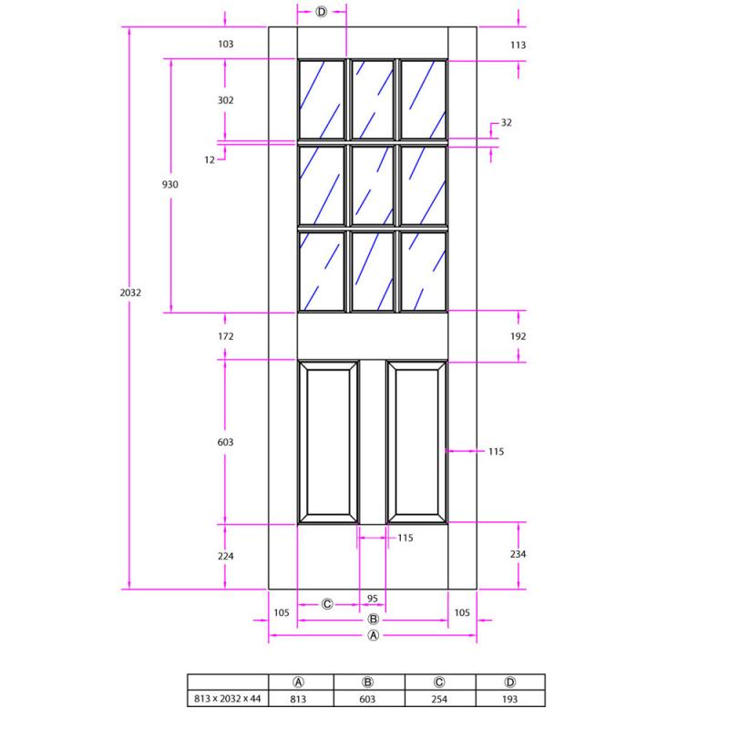 外部ドア・木製建具|シンプソン 944-44 x 2【ダブルドア】 平日15時までの決済で翌営業日出荷